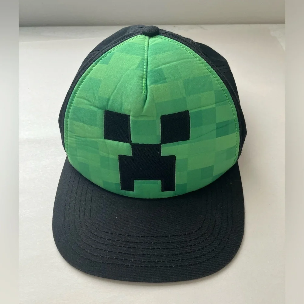Hat Minecraft Junior Size‎ Adjustable Used Clean